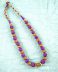 Graceful purple beaded necklace
